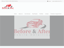 Tablet Screenshot of beforeandafterdetail.com